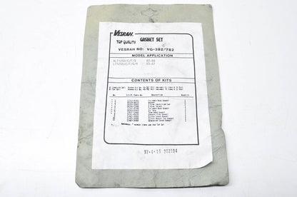 Vesrah VG-382, VG-782 Gasket Kit NOS