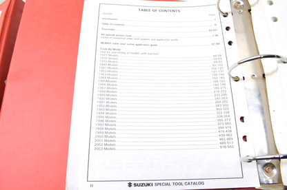 OEM Suzuki 99923-06892-005 Special Tool Catalog