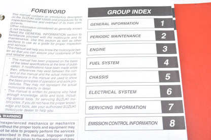 OEM Suzuki GSF1200S Service Manual
