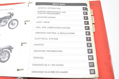 OEM Suzuki 99500-36002-03E GS650G 1981-83 Service Manual