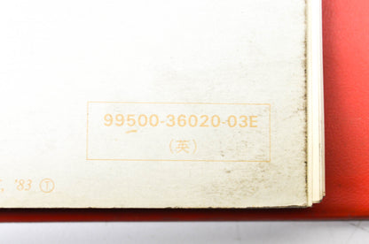 OEM Suzuki 99500-36020-03E XN85D Service Manual