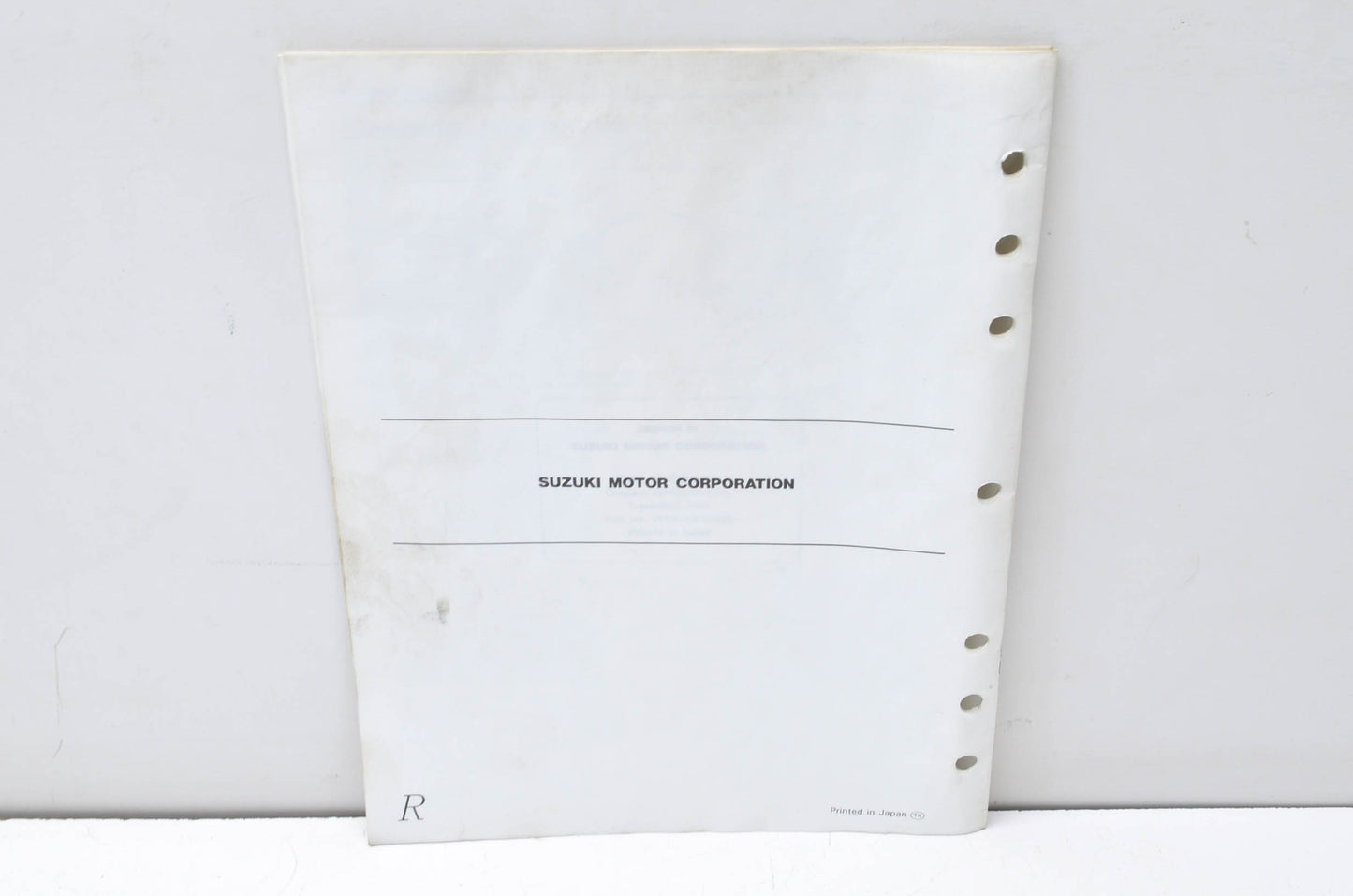 OEM Suzuki 99501-43020-03E DR350/S Service Manual