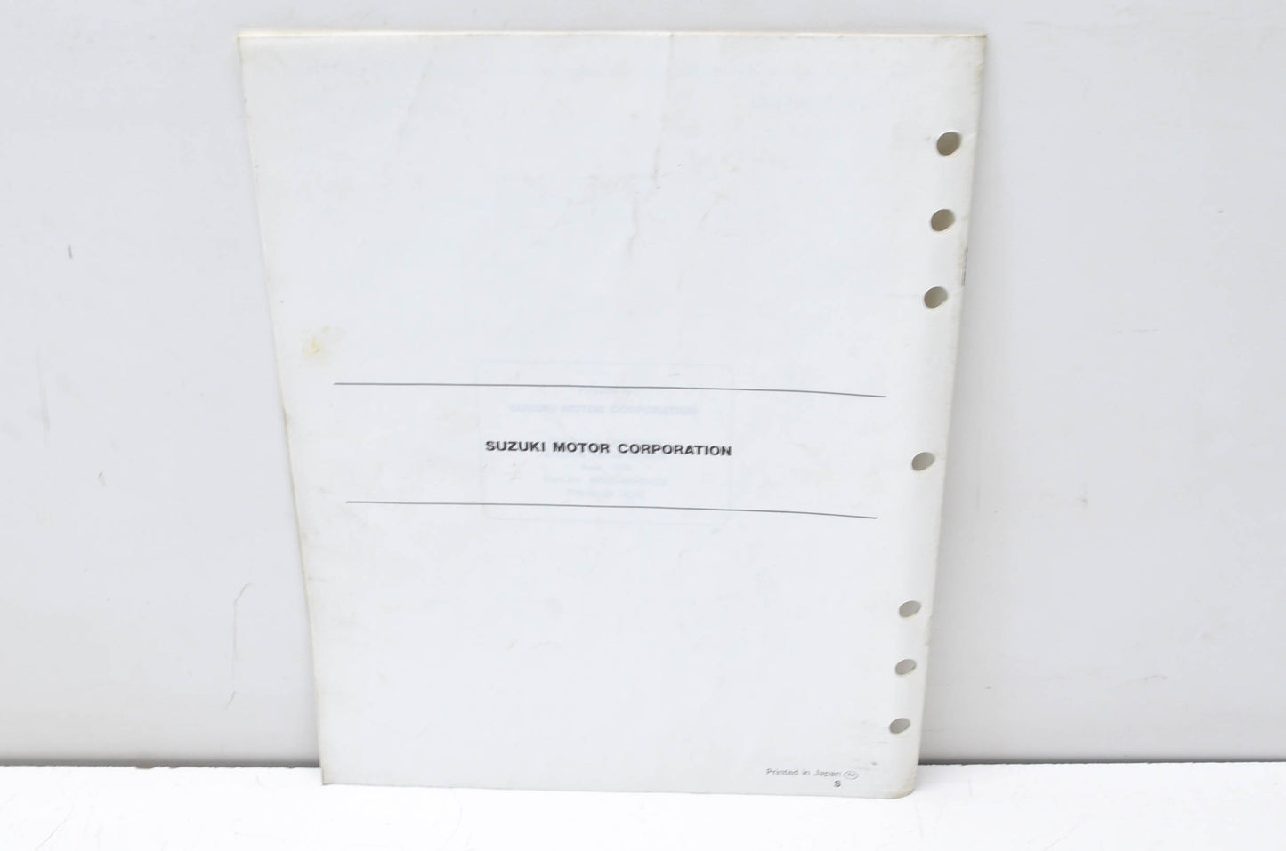 OEM Suzuki 99501-43040-03E DR350/S Service Manual