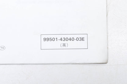OEM Suzuki 99501-43040-03E DR350/S Service Manual