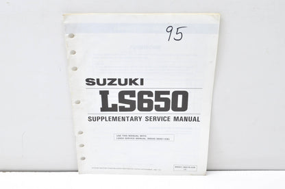 OEM Suzuki 99501-36070-03E LS650 Supplementary Service Manual