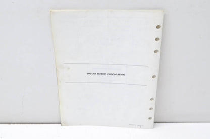 OEM Suzuki 99501-36070-03E LS650 Supplementary Service Manual