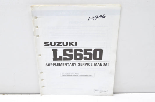 OEM Suzuki 99501-36080-03E LS650 Supplementary Service Manual