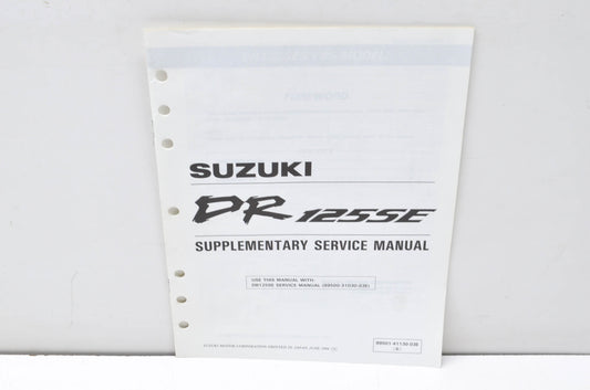 OEM Suzuki 99501-41130-03E DR125SE Service Manual