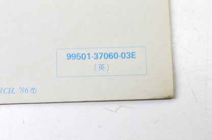 OEM Suzuki 99501-37060-03E GSX-R750 GSF600S Serv. Manual
