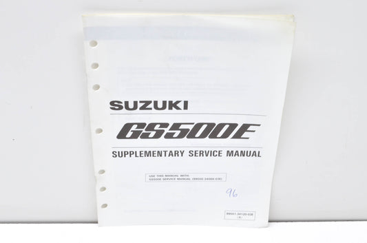 OEM Suzuki 99501-34120-03E GS500/E/F Service Manual