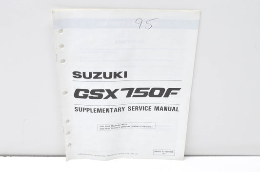 OEM Suzuki 99501-37180-03E GSX750F Supplementary Service Manual