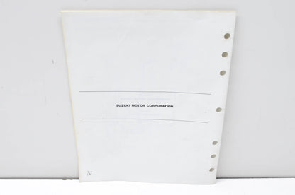 OEM Suzuki 99501-39180-03E VS1400 Supplementary Service Manual NOS