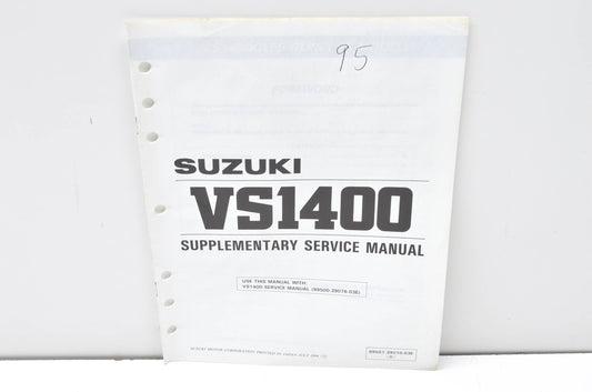 OEM Suzuki 99501-39210-03E VS1400 Supplementary Service Manual
