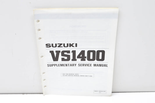 OEM Suzuki 99501-39230-03E VS1400 Supplementary Service Manual