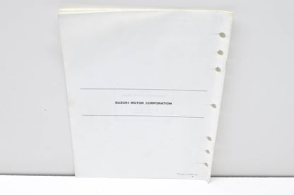 OEM Suzuki 99501-39250-03E VS1400 Supplementary Service Manual