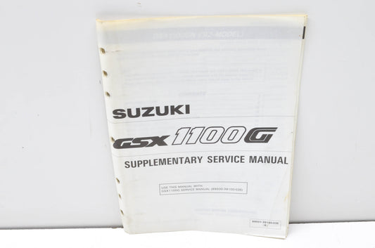 OEM Suzuki 99501-39190-03E GSX1100G Supplementary Service Manual