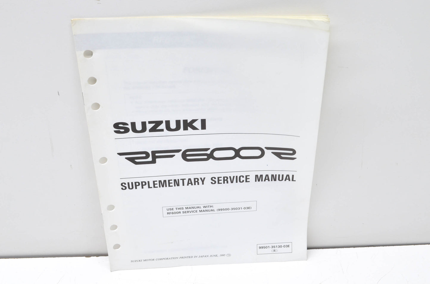 OEM Suzuki 99501-35130-03E RF600R Service Manual