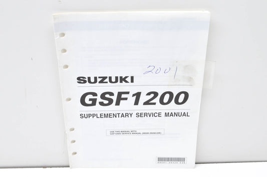 OEM Suzuki 99501-39320-03E GSF1200 Supplementary Service Manual
