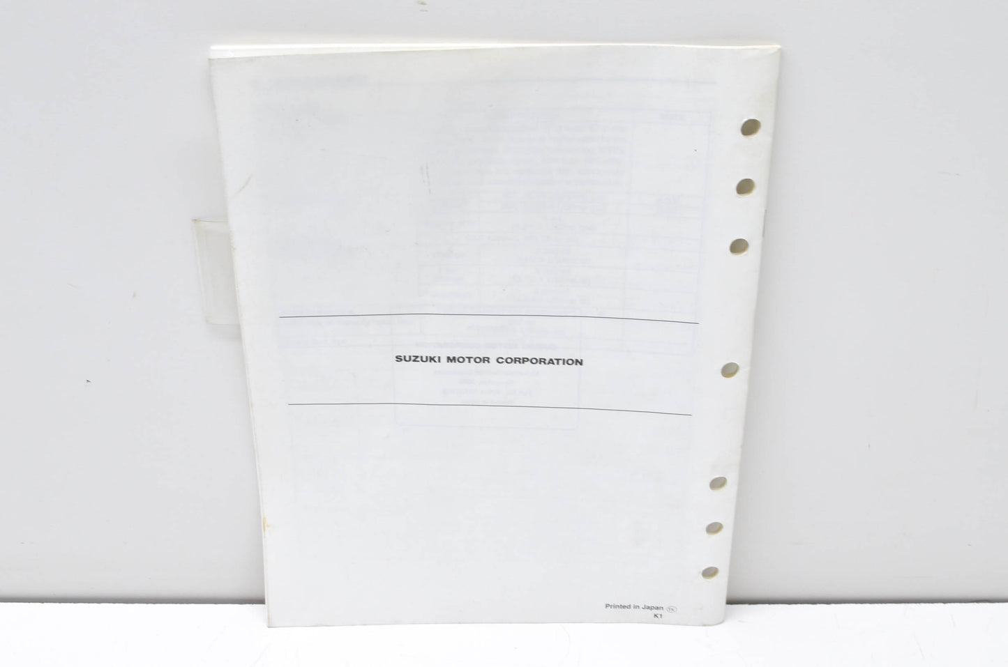 OEM Suzuki 99501-39320-03E GSF1200 Supplementary Service Manual