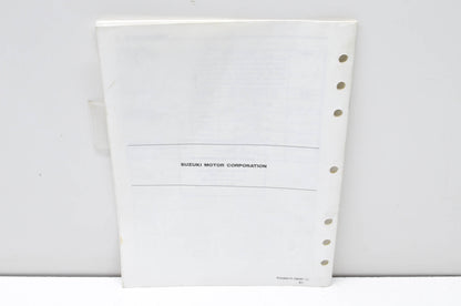 OEM Suzuki 99501-39320-03E GSF1200 Supplementary Service Manual