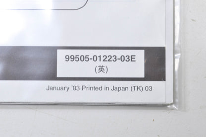 OEM Suzuki 99505-01223-03E SV650K3 Assembly & Pre-Delivery Service Guide w/ Supp