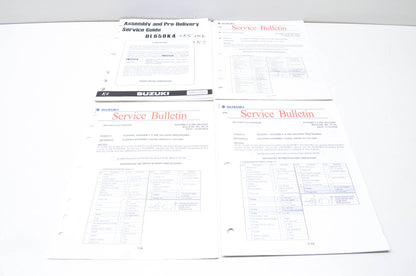 OEM Suzuki 99505-01124-03E DL650K4 Assembly & Pre-Delivery Service Guide w/ Supp