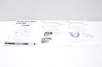 OEM Suzuki 99505-01026-03E VL800K6 Assembly & Pre-Delivery Service Guide w/ Supp
