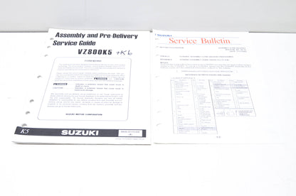 OEM Suzuki 99505-01175-03E VZ800K5 Assembly & Pre-Delivery Service Guide w/ Supp