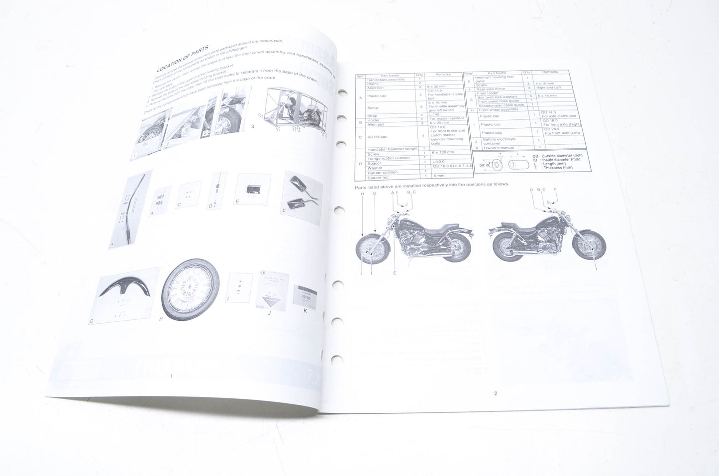OEM Suzuki 99505-01025-03E VS1400K5 Assembly & Pre-Delivery Service Guide