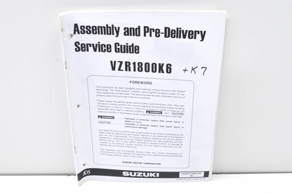 OEM Suzuki 99505-01096-03E VZR1800K6 Assembly & Pre-Delivery Service Guide w/ Su