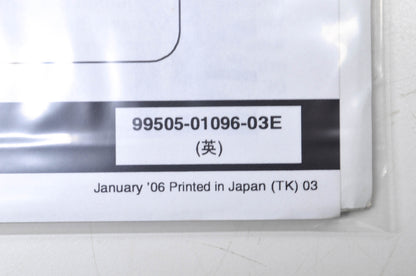OEM Suzuki 99505-01096-03E VZR1800K6 Assembly & Pre-Delivery Service Guide w/ Su