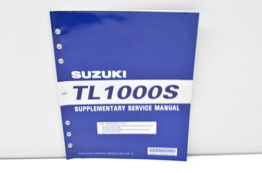OEM Suzuki 99501-39280-03E TL1000S Supplementary Service Manual NOS