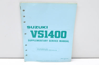 OEM Suzuki 99501-39120-03E VS1400 Supplementary Service Manual