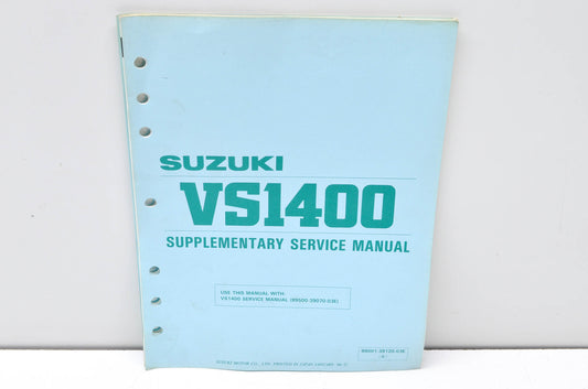 OEM Suzuki 99501-39120-03E VS1400 Supplementary Service Manual