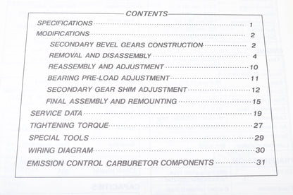 OEM Suzuki 99501-39090-03E GV1200GL Service Manual