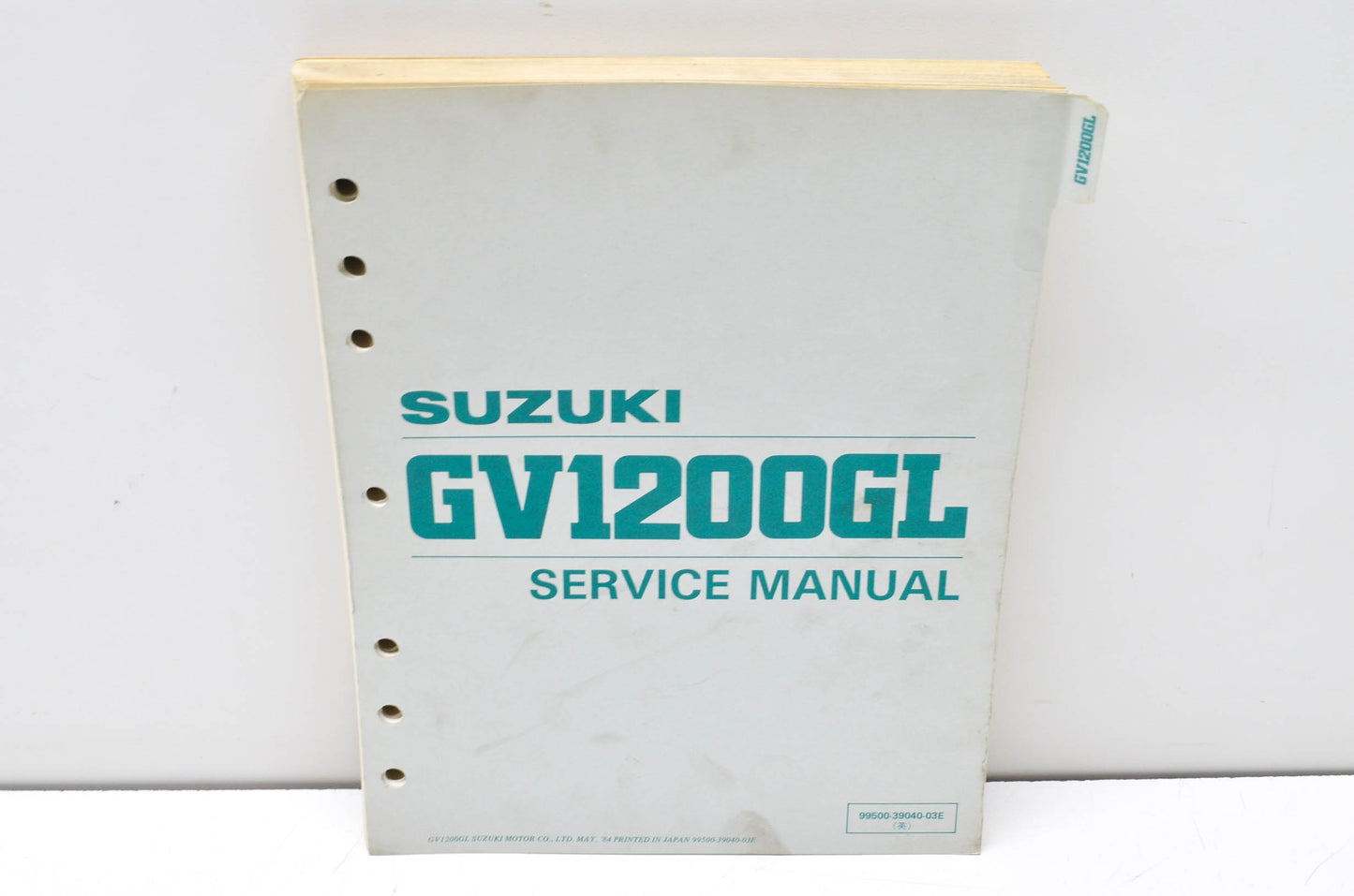 OEM Suzuki 99500-39040-03E GV1200GL Service Manual