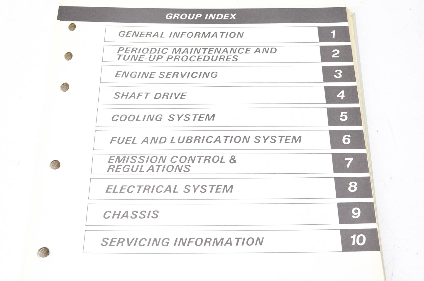 OEM Suzuki 99500-39040-03E GV1200GL Service Manual