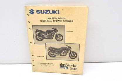 OEM Suzuki 99923-15911 1991 Model Technical Update Seminar Manual