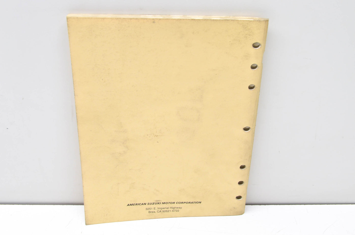 OEM Suzuki 99923-15911 1991 Model Technical Update Seminar Manual
