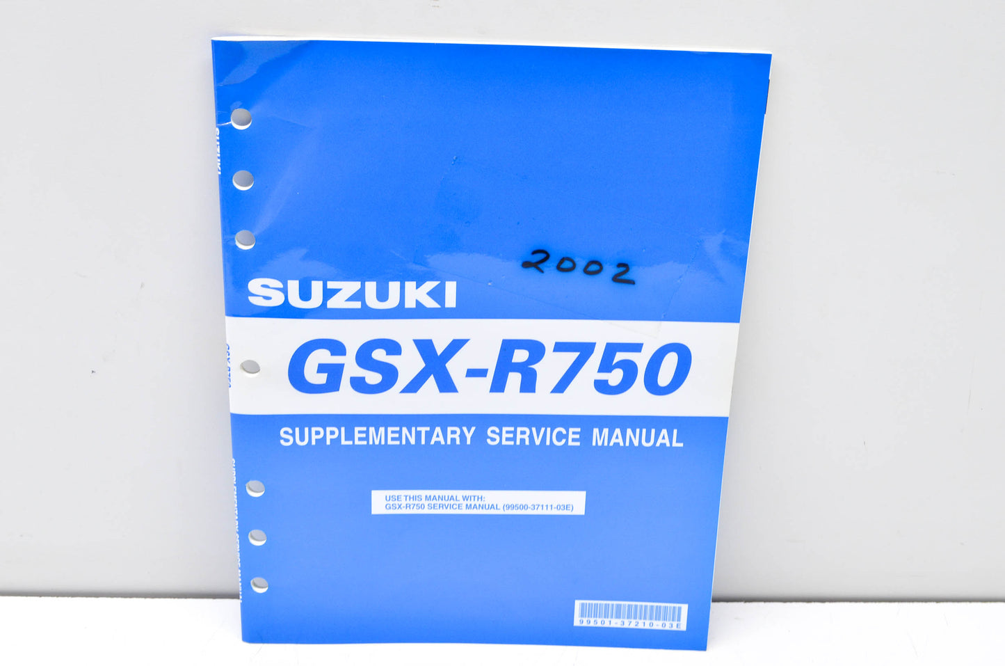 OEM Suzuki 99501-37210-03E GSX-R750 Supplementary Service Manual NOS