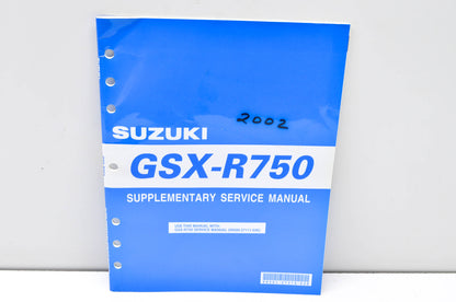 OEM Suzuki 99501-37210-03E GSX-R750 Supplementary Service Manual NOS