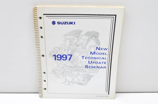 OEM Suzuki 99923-15971 1997 Model Technical Update Seminar Manual