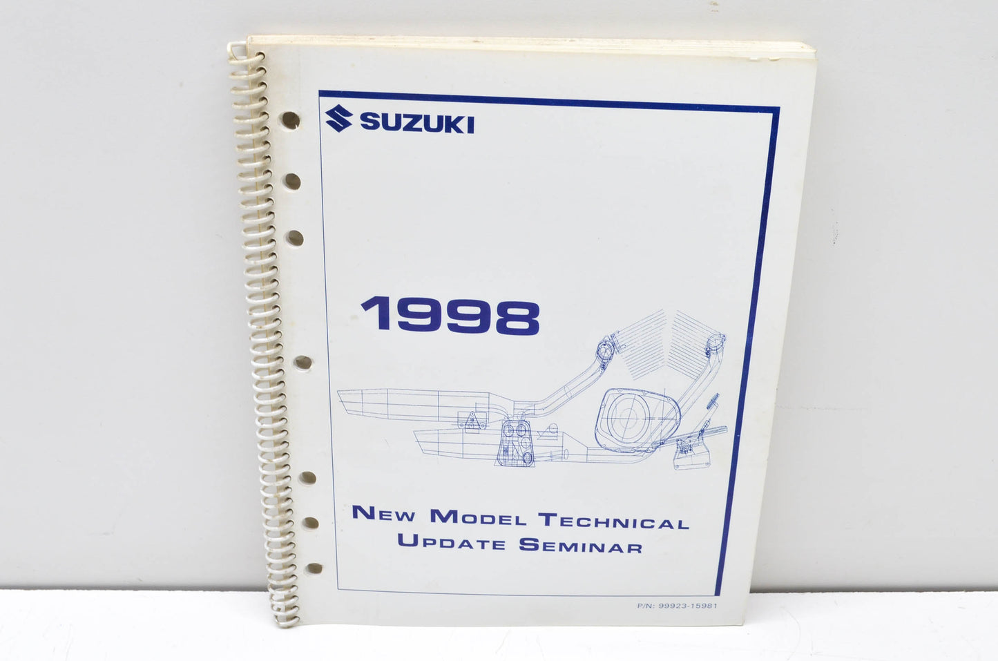 OEM Suzuki 99923-15981 1998 Model Technical Update Seminar Manual