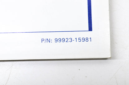 OEM Suzuki 99923-15981 1998 Model Technical Update Seminar Manual