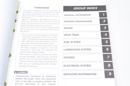 OEM Suzuki 99500-42170-01E LT-Z250 Service Manual