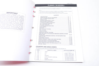 OEM Suzuki VL800 Supplementary Service Manual