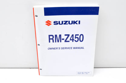 OEM Suzuki 99011-35G51-03A Owner's & Service Manual RM-Z450K6