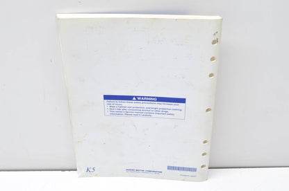 OEM Suzuki 99011-35G50-03A Owner's & Service Manual RM-Z450K5