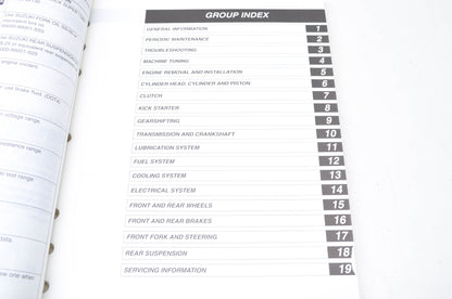 OEM Suzuki 99011-35G50-03A Owner's & Service Manual RM-Z450K5