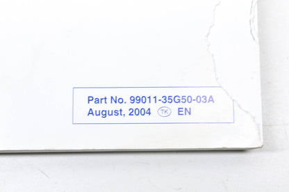 OEM Suzuki 99011-35G50-03A Owner's & Service Manual RM-Z450K5